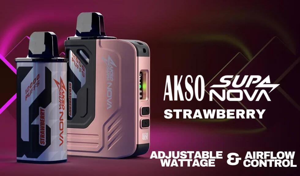 AKSO-SUPA-NOVA-KIT-STRAWBERRY-SG-Vape-Party