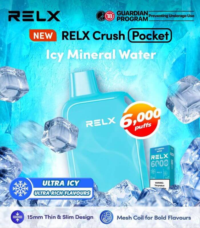 RELX-CRUSH-POCKET-6000-ICY-MINERAL-WATER-SG-Vape-Party