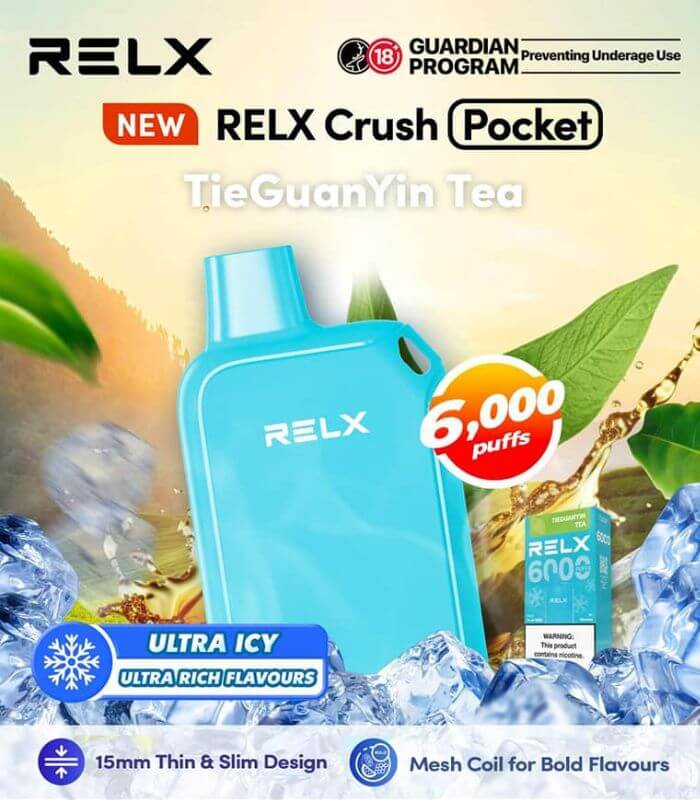 RELX-CRUSH-POCKET-6000-TIE-GUAN-YIN-SG-Vape-Party