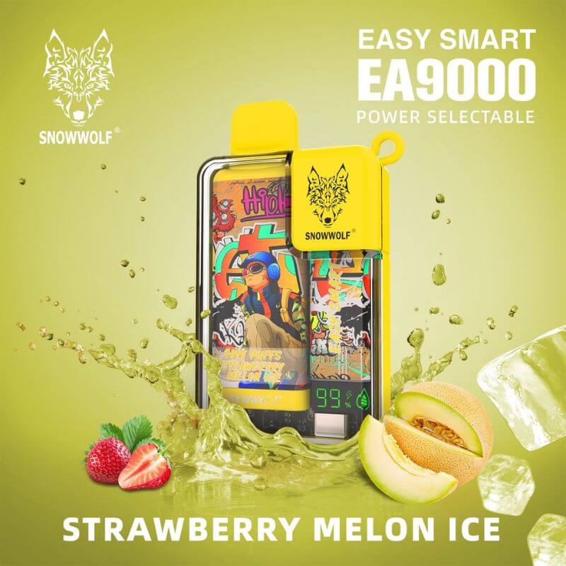 SNOWWOLF EA 9000 STRAWBERRY MELON ICE