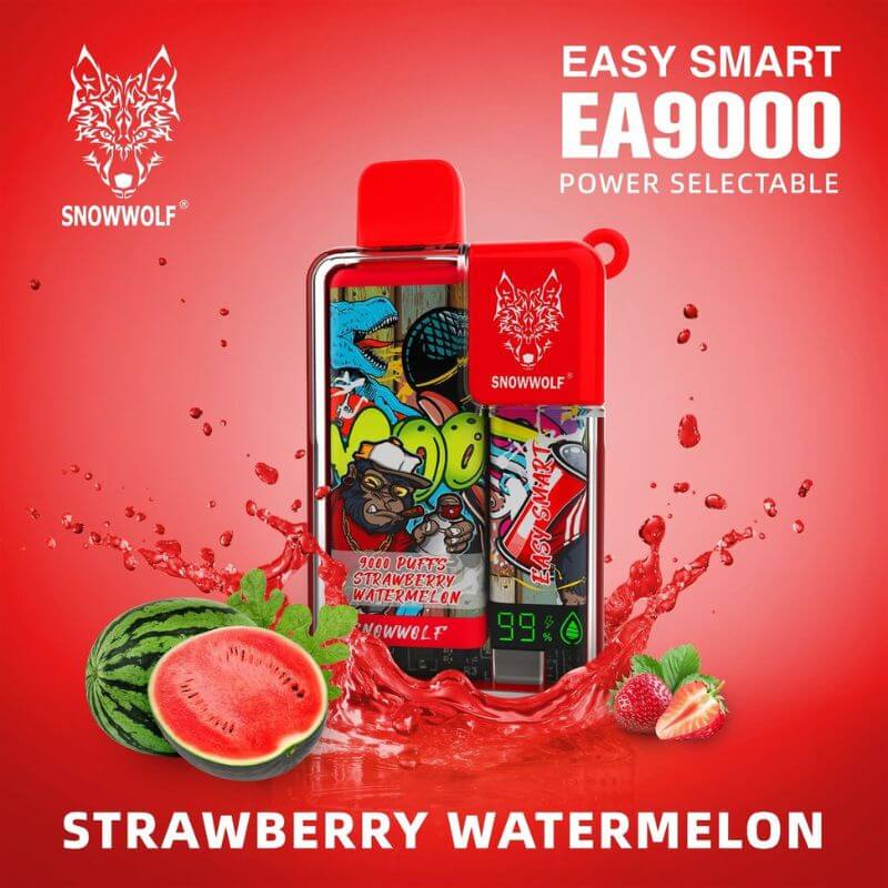 SNOWWOLF EA 9000 STRAWBERY WATERMELON