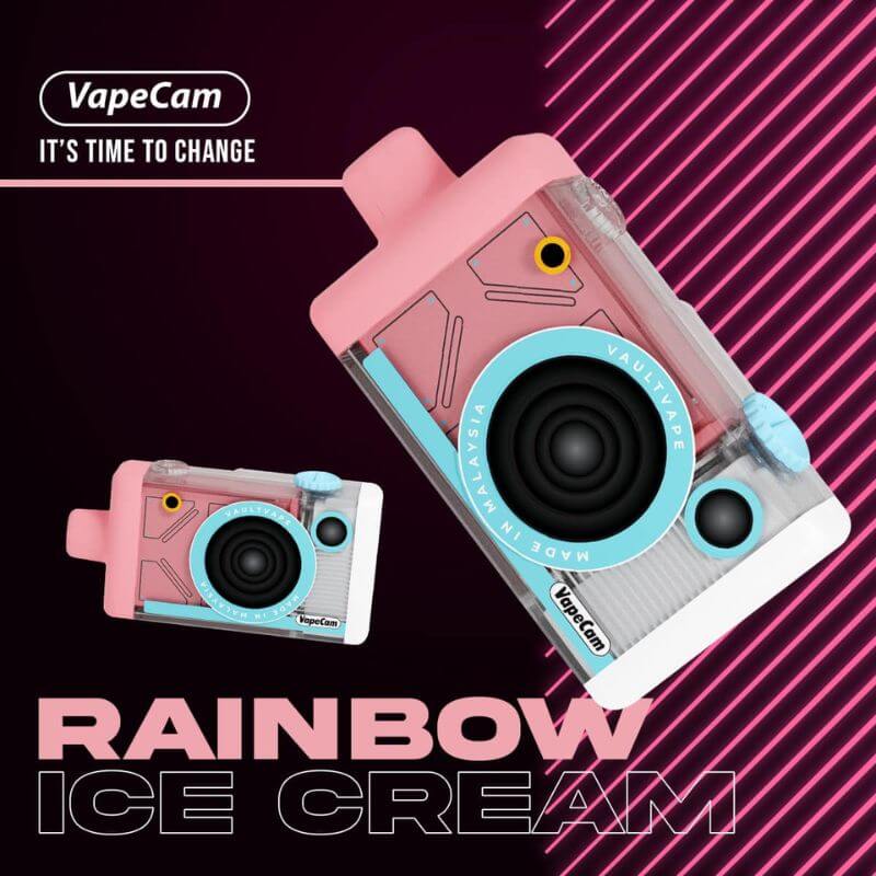 VAPECAM 12000 RAINBOW ICE CREAM