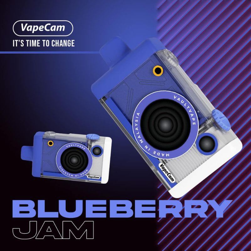 VAPECAM 12000 BLUEBERRY JAM