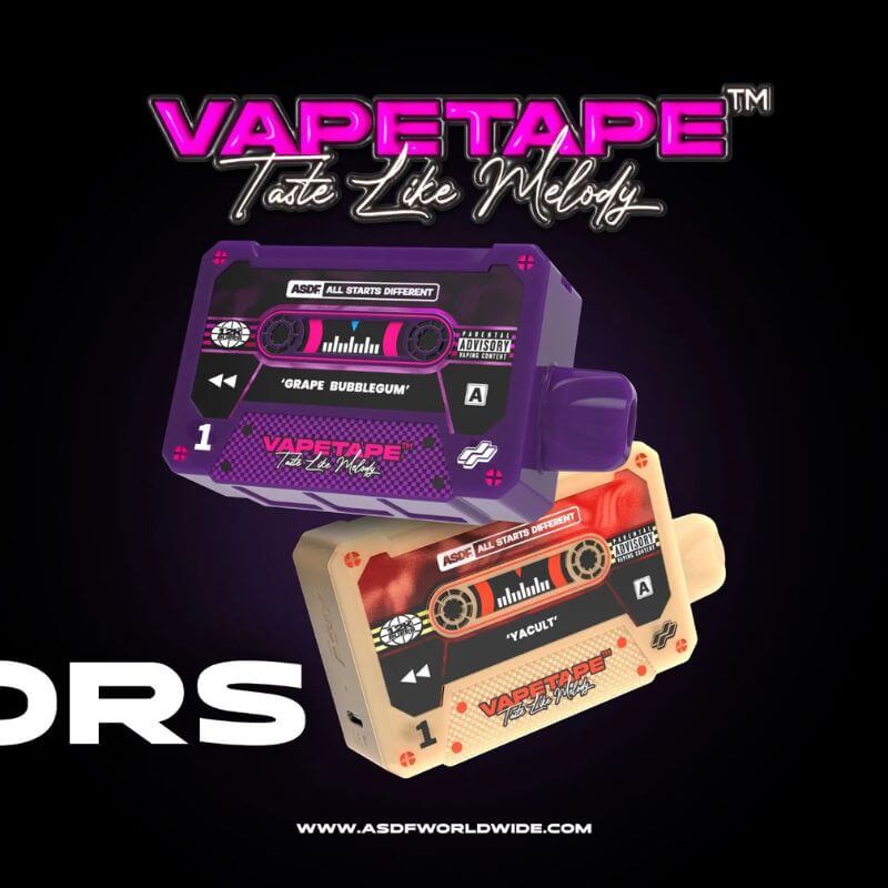 VAPETAPE 12000 GRAPE BUBBLEGUM &amp; VAPETAPE 12000 YACULT