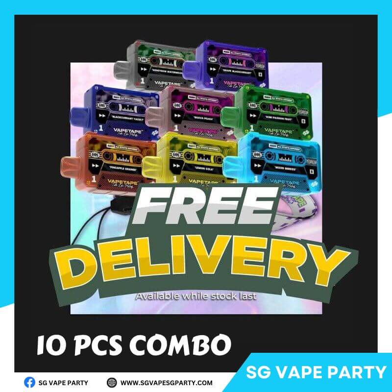 VAPETAPE 12K 10 PCS COMBO